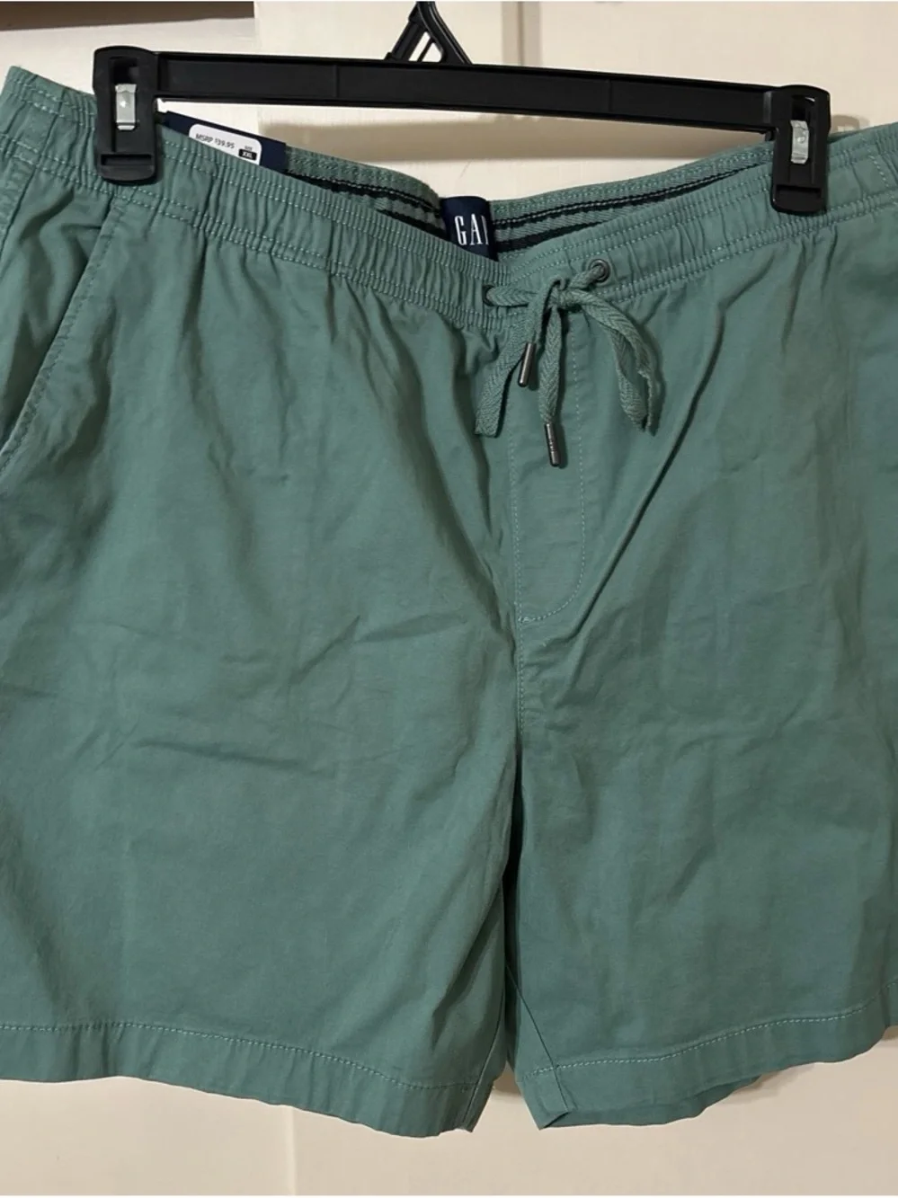 GAP Men’s Sage Green Drawstring Swim Trunks